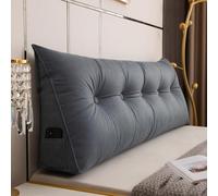 WNRLL 05,120x20x50cm, Almohada Lumbar Triangular para cabecero de Cama Dormitorio reposacabezas de Cama cojín de Respaldo de Lectura Almohada de Lectura cojín Lumbar
