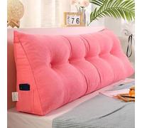 WNRLL 07,120x20x50cm, Almohada Lumbar Triangular para cabecero de Cama Dormitorio reposacabezas de Cama cojín de Respaldo de Lectura Almohada de Lectura cojín Lumbar