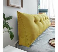 WNRLL Almohadas Cuña para Cabecero de Cama Almohada Triangular de Lectura Cojín de Apoyo Lumbar Respaldo de Cintura Cojín Suave para Sofá Cama,15,80x50x20cm/30x20x8in