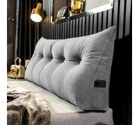 WNRLL Almohadas Cuña para Cabecero de Cama Almohada Triangular de Lectura Cojín de Apoyo Lumbar Respaldo de Cintura Cojín Suave para Sofá Cama,09,120x50x20cm/47x20x8in