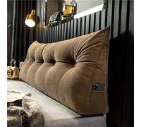 WNRLL Almohadas Cuña para Cabecero de Cama Almohada Triangular de Lectura Cojín de Apoyo Lumbar Respaldo de Cintura Cojín Suave para Sofá Cama,02,200x50x20cm/79x20x8in