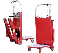 WNRLL Carretilla De Mano EléCtrica,Carretilla para Subir Escaleras con Carga De 400 Kg Que Ahorra Mano De Obra con Mango TelescóPico Motor Sin Escobillas De 1200 W,06