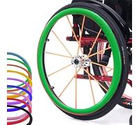 WNUHYYL Cubierta Antideslizante para llanta de Silla de Ruedas Fundas Protectoras para Ruedas Traseras de Sillas de Ruedas de 20/22/24 Pulgadas 1 par Fundas Protectoras para radios,006,22in