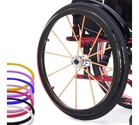 WNUHYYL Cubierta Antideslizante para llanta de Silla de Ruedas Fundas Protectoras para Ruedas Traseras de Sillas de Ruedas de 20/22/24 Pulgadas 1 par Fundas Protectoras para radios,003,22in