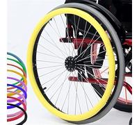 WNUHYYL Cubierta Antideslizante para llanta de Silla de Ruedas Fundas Protectoras para Ruedas Traseras de Sillas de Ruedas de 20/22/24 Pulgadas 1 par Fundas Protectoras para radios,002,24in