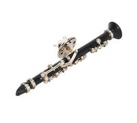 Wnvivi Broche Oboe, Broche de Instrumento Musical de Metal de Simulación con Estuche, Mini Broche de Flauta para Mujeres, Hombres