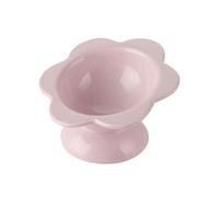 WNXGNHO Color Caramelo Forma De Flor Cuenco para Perros Y Gatos Protectores De Cuello Inclinados Alimentación De Mascotas Comida para Perros Y Gatos Comer Agua Potable Agua Inclinada Forma De Flor