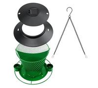 WNXGNHO Comedero para Pájaros Colgante para Exteriores con Orificios De Drenaje para Evitar Daños por Lluvia para Varias Especies Alimentador De Solución De Alimentación para Pájaros Salvajes