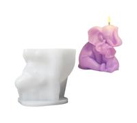 WNXGNHO Elephant Mom and Baby - Figura de silicona