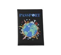 WNXGNHO Fundas de piel sintética para pasaportes, con impresión en color, fundas para pasaportes, tarjetas, accesorios de viaje para adultos, impresión en color, cubierta de pasaporte global para