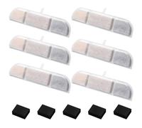 WNXGNHO Juego De 6 Filtros De Fuente De Agua para Gatos Esponjas De Filtro De Repuesto para Perros Espumas De Algodón para Purificaciones Repuesto para Mascotas