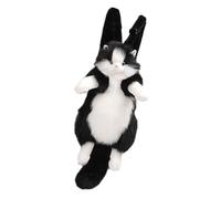 WNXGNHO Mochila De Gato De Felpa Suave Gato Realista Correa Ajustable Hecha a Mano Gran Regalo De Compañía Gran Capacidad