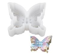 WNXGNHO Molde de silicona 3D con forma de mariposa para decoración de tartas, chocolate, manualidades, suministros de decoración de fiesta