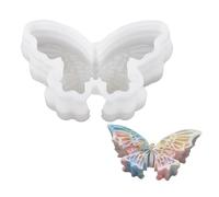 WNXGNHO Molde de silicona 3D con forma de mariposa para decoración de tartas, chocolate, manualidades, suministros de decoración de fiesta