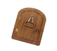 WNXGNHO Puerta De Madera Carbonizada para Mascotas Puerta para Perros De Fácil Acceso para Propietarios Prácticos Solución Práctica para Decoraciones De Balcones De Jardín Puerta De Acceso