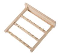 WNXGNHO Soporte de exhibición multiusos para llavero, estante de almacenamiento portátil de madera para el hogar y uso, 1, Madera