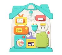 WNXGNHO Tablero De Actividades Sensoriales para Bebés Y Niños Pequeños Juguete Educativo para Tareas Domésticas Tablero De Aprendizaje para Práctica De Habilidades Motoras Finas