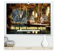 Wo die Seele baumeln würde (hochwertiger Premium Wandkalender 2026 DIN A2 quer), Kunstdruck in Hochglanz: Wohnträume volle Luxus und Fantasie
