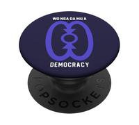 Wo NSA Da Mu Una Democracia, Gobierno participativo PopSockets PopGrip Adhesivo