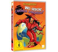 Wo steckt Carmen Sandiego? - Komplettbox der preisgekrönten Zeichentrickserie - Alle Folgen der Serie auf 6 DVD - Action Animationsserie über die geheimnisvolle Diebin