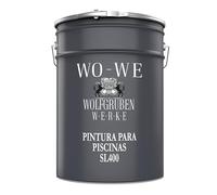 WO-WE Pintura para Piscina de Alta Durabilidad Piletas y Protección Duradera Gris antracita - 2,5L