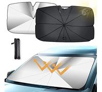 WOAFEY para Renault Captur 2019-2023 Parasol Parabrisas Delantero para Coche, Parasol para Coche Paraguas Parasol Coche, Evita Arañazos Parasol Plegable Protección UV Paraguas,L