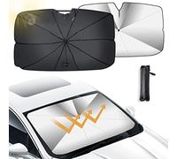 WOAFEY para Toyota Auris 2018-2023 Parasol Parabrisas Delantero para Coche, Parasol para Coche Paraguas Parasol Coche, Evita Arañazos Parasol Plegable Protección UV Paraguas,S