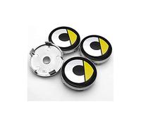 WOAFEY Tapacubos 4 PCS 60mm para Smart Fortwo Forfour 450 451 454 453 Tapacubos de Centro de Rueda de Coche Cubierta de Llantas de Estilo Automático Insignia Emblema Pegatina Tapas de Cubo de Rueda