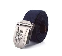 WOAIXI Lona Cinturón,Moda Hombres Mujeres Cinturón De Tela De Lona Navy Seal Hebilla De Metal Cinturón De Hombre para Jeans Cinturones Tácticos Militares del Ejército Cinturón Salvaje Informal Al A