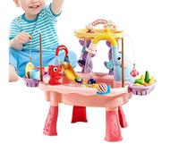 Woalopted Mesa de juegos acuáticos para niños, diseño de elefantes, sensorial, mesa de juegos de agua para exteriores, para patio trasero, parque, guardería, preescolar, verano, terraza