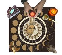 Woalopted Paño de tarot altar | Paño para cartas del tarot - Paño decorativo para altartos, accesorio de brujería para amantes de las cartas del tarot