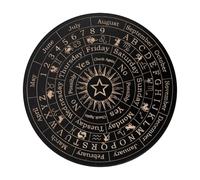 Woalopted Tablero De Adivinación - Tablas Metafísicas con Letras Plancheta Mensajera De Madera - Juego Elemento Decorativo Espiritual Familiar para Principiantes