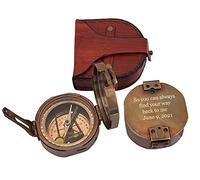 WOANIN Brújula, Brunton, Brunton, Brújula, magnética, 100% de trabajo, latón, brújula, antiguo, de transporte, brújula