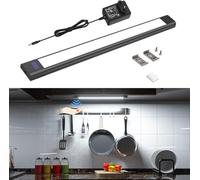 WOBANE LED Cocina Bajo Mueble Enchufable con Sensor sin Contacto, 30cm