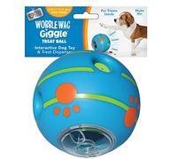 Wobble Wag Giggle - Pelota dispensadora de golosinas, Juguete Interactivo para Perros, Sonidos Divertidos Cuando Gira o se agita, Ideal para Perros, Pets Know Best