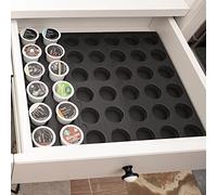 wobivcs Soporte para cápsulas de café, organizador de tamaño DIY 60 bandejas compatibles con Keurig K-Cup