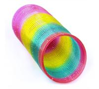 WOBOX Giant Rainbow Coil Spring Toy In Box Classic Noved Plastic Magic Toy para fiestos de fiesta Regalos Alivio de estrs ideal para un pequeo