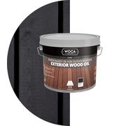 WOCA Denmark - Aceite de madera para exteriores, tinte penetrante a base de agua para cubiertas, vallas, revestimientos y muebles de madera al aire libre, 0.9 oz, color antracita