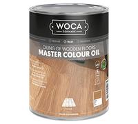 Woca Meister - Aceite para suelos de madera sin tratar o recién lijado, 1 litro, color blanco