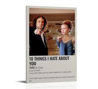WOCGHWPOT 10 Things I Hate About You - Póster impermeable para decoración de pared, sala de estar, baño, cocina, multifuncional, moderno, fácil de limpiar, regalos decorativos, 20 x 30 cm, estilo