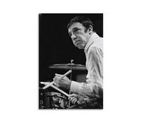 WOCGHWPOT Buddy Rich - Póster impermeable para decoración de pared, sala de estar, baño, cocina, multifuncional, moderno, fácil de limpiar, regalos decorativos, 40 x 60 cm, estilo sin marco