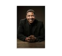 WOCGHWPOT Denzel Washington - Póster impermeable para decoración de pared, sala de estar, baño, cocina, multifuncional, moderno, fácil de limpiar, regalos decorativos, 50 x 75 cm, estilo sin marco