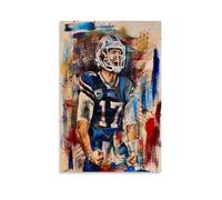 WOCGHWPOT Josh Allen - Póster impermeable para decoración de pared, sala de estar, baño, cocina, multifuncional, moderno, fácil de limpiar, regalos decorativos, 50 x 75 cm, estilo sin marco