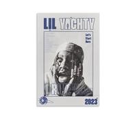 WOCGHWPOT Lil Yachty Let's Start Here - Póster impermeable para decoración de pared, sala de estar, baño, cocina, multifuncional, moderno, fácil de limpiar, regalos decorativos, 30 x 45 cm, estilo sin