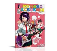 WOCGHWPOT My Hero Academia - Póster impermeable para decoración de pared, sala de estar, baño, cocina, multifuncional, moderno, fácil de limpiar, regalos decorativos, 50 x 75 cm, estilo marco