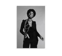 WOCGHWPOT Nina Simone - Póster impermeable para decoración de pared, sala de estar, baño, cocina, multifuncional, moderno, fácil de limpiar, regalos decorativos, 50 x 75 cm, estilo sin marco