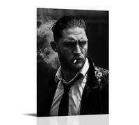 WOCGHWPOT Tom Hardy - Póster impermeable para decoración de pared, sala de estar, baño, cocina, multifuncional, moderno, fácil de limpiar, regalos decorativos, 60 x 90 cm, estilo marco