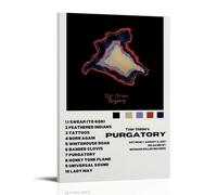 WOCGHWPOT Tyler Childers Purgatory - Póster impermeable para decoración de pared, sala de estar, baño, cocina, multifuncional, moderno, fácil de limpiar, regalos decorativos, 20 x 30 cm, estilo marco