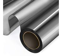 WochiTV Película de Vinilo Solar Reflectante para Ventana de privacidad unidireccional para el hogar, Tinte de Espejo de Vidrio, no Adhesivo, adherencia estática, Bloqueo UV, Control de Calor,