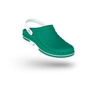 WOCK Clog con Tira y Plantilla Steri-Tech, Zueco Sanitario de Trabajo Mujer e Hombre - Esterilizable, Antiestático, Transpirable e Antideslizante